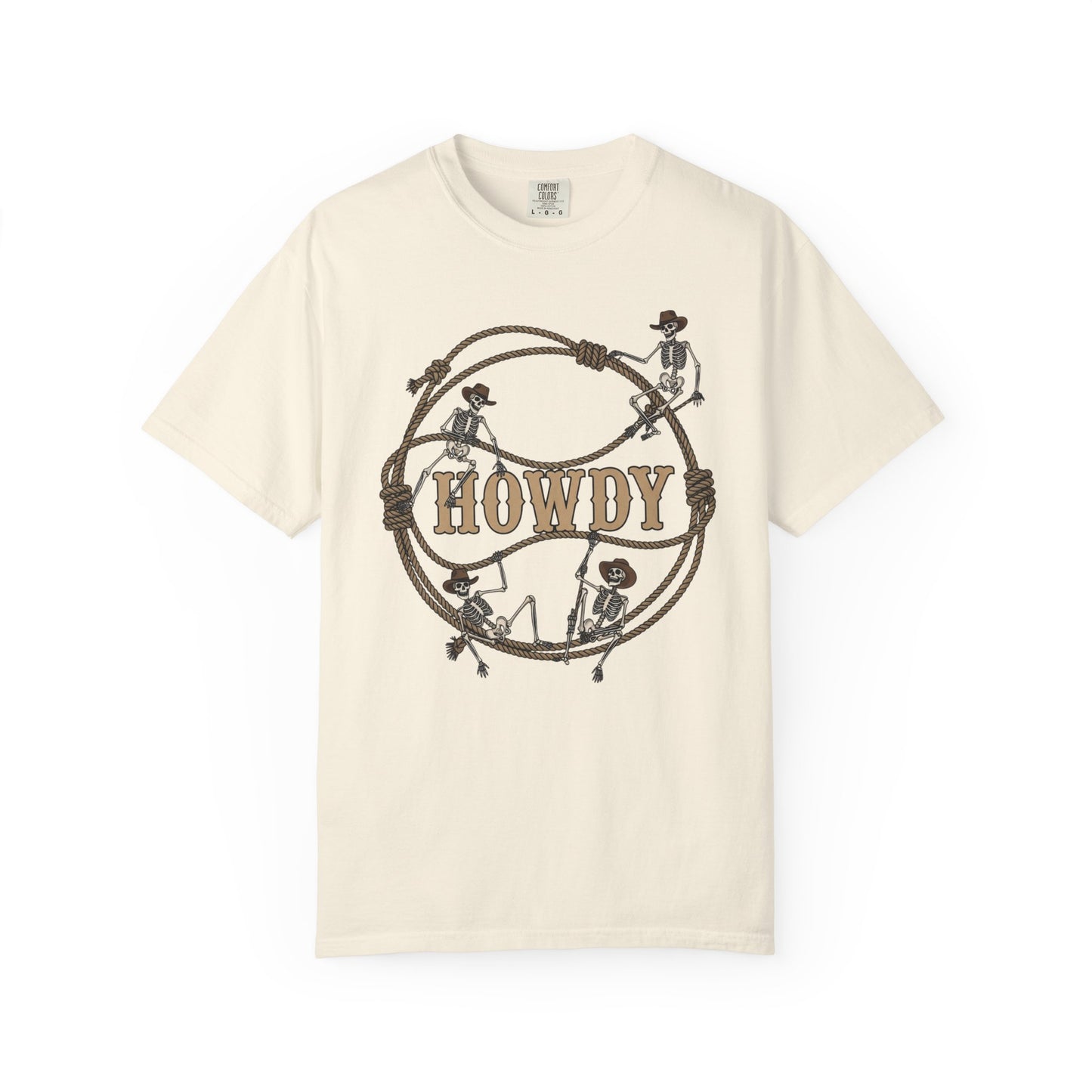 Howdy Cowboy T-Shirt, Western Tee, Rustic Apparel, Unisex Shirt, Country Style Top, Great for Rodeos