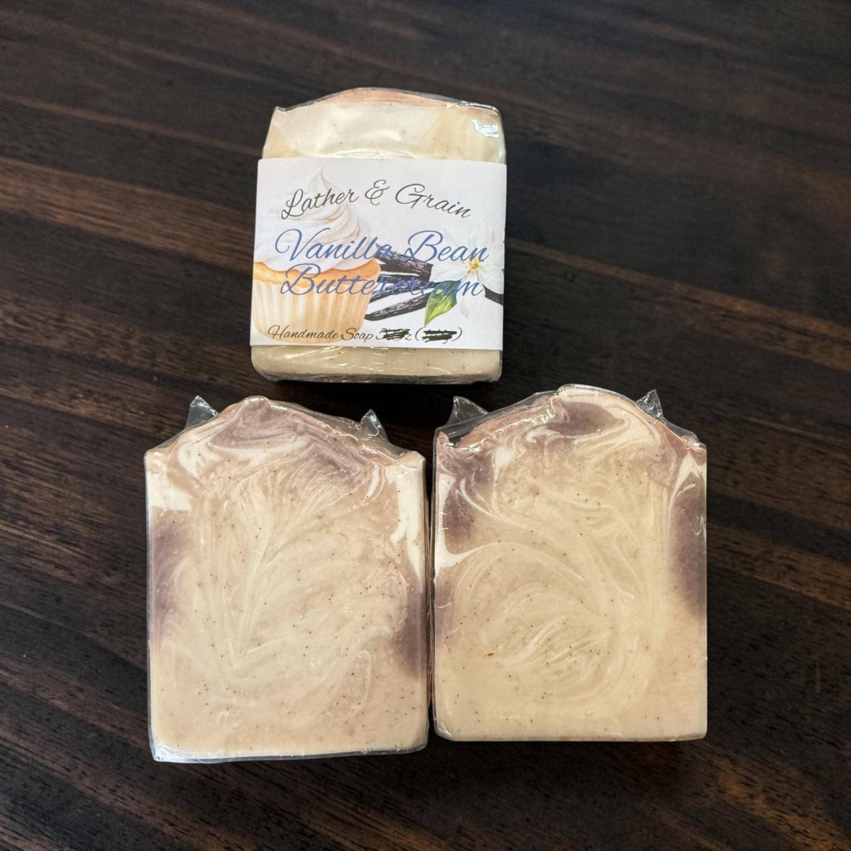 Madagascar Vanilla Bean Buttercream-Tallow- Goat Milk Soap: