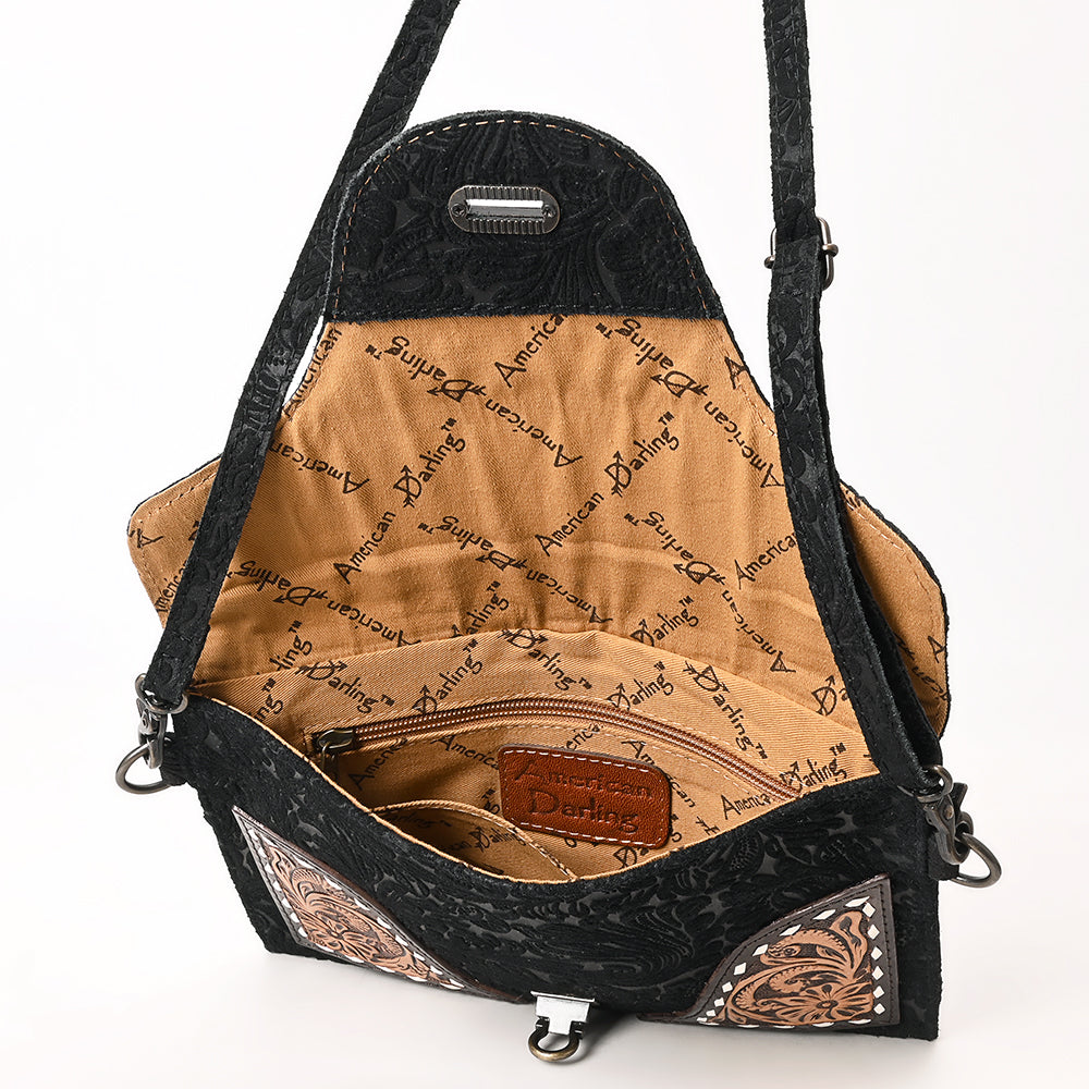 Tooled Leather Crossbody Western Handmade Bag