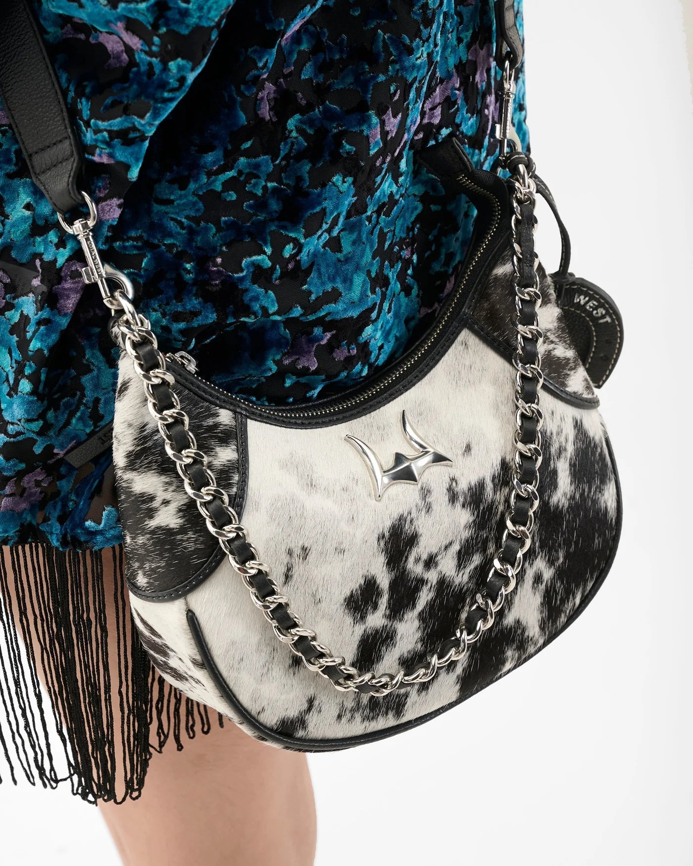 Loyal West Lueve Hairon Leather Bag