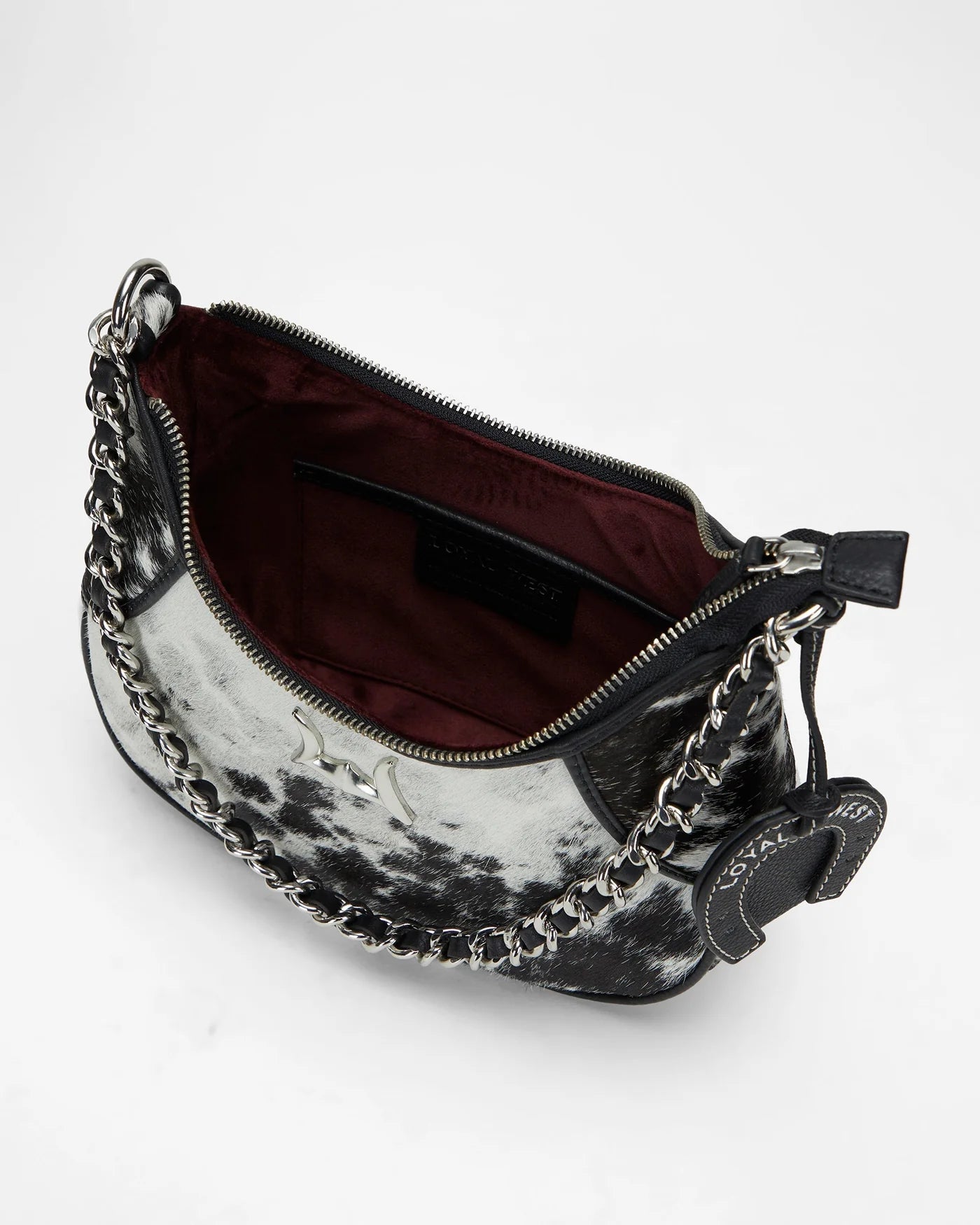 Loyal West Lueve Hairon Leather Bag