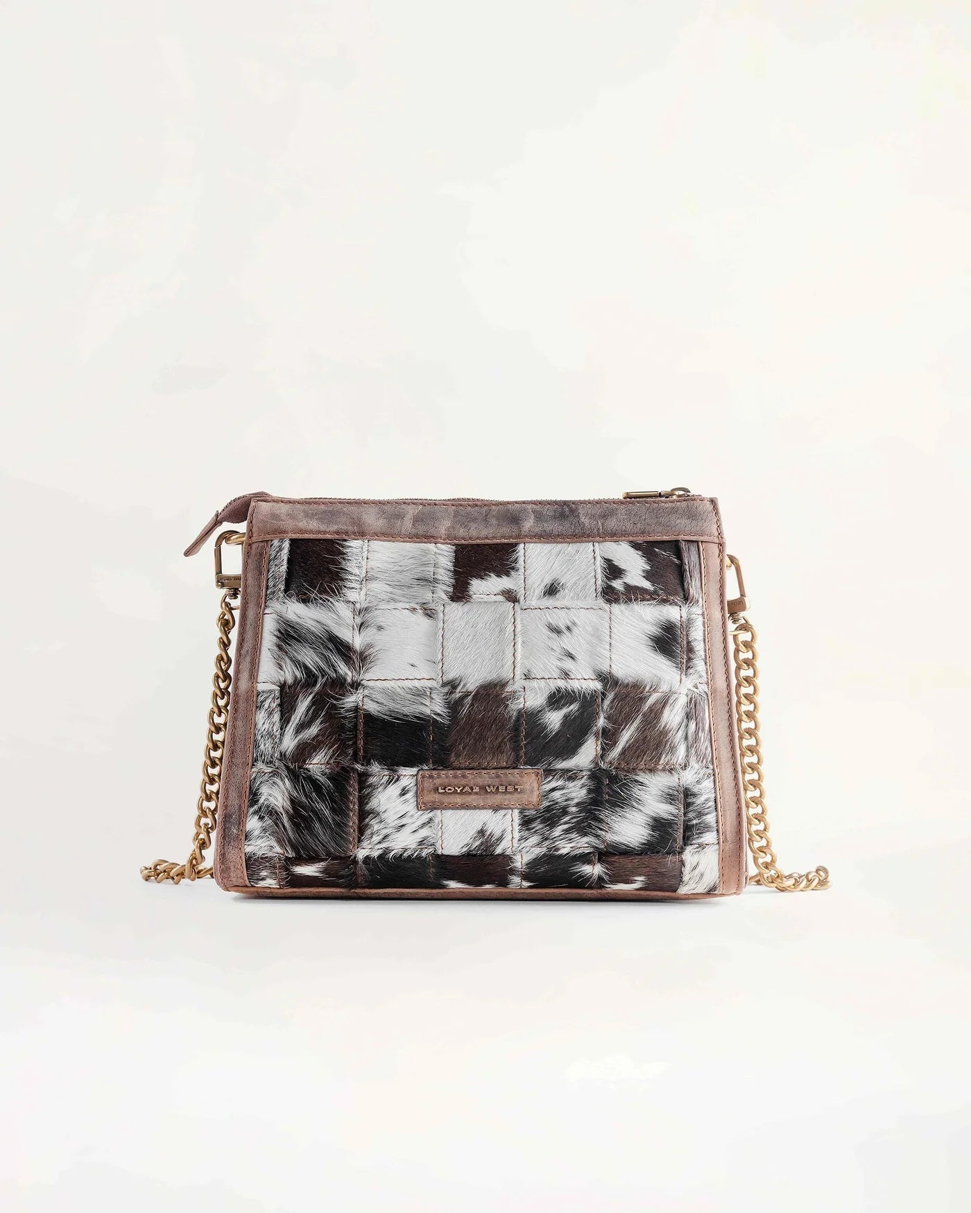 Loyal West Scrappy Medium Chainbag - In Cowhide And Calfskin
