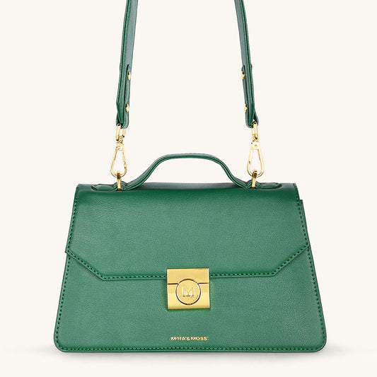 Mira & Moss Novelle Shoulder Bagn - Malachite Green - MALACHITE GREEN