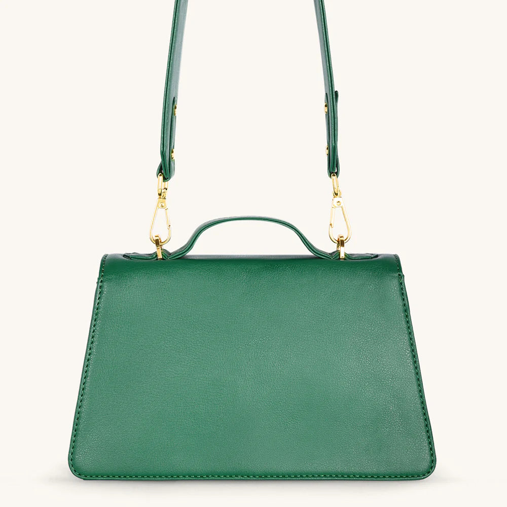 Mira & Moss Novelle Shoulder Bagn - Malachite Green - MALACHITE GREEN