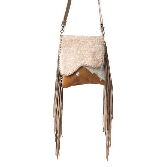Myra Western Ember Concealed Carry Bag in Autumn Blaze & Moonlit Ivory