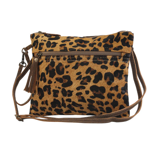 THE MYRA WANDERER LEATHER AND HAIRON BAG