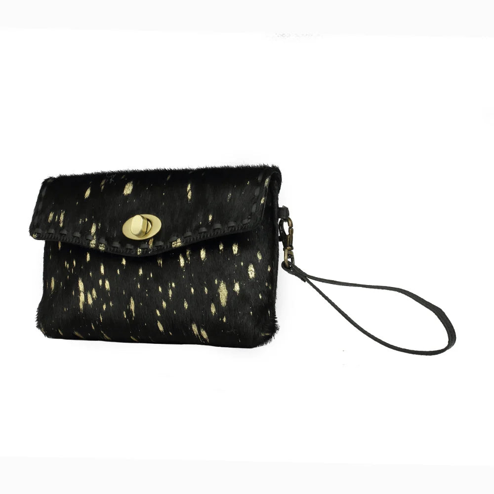 GOLD SEQUINS WALLET