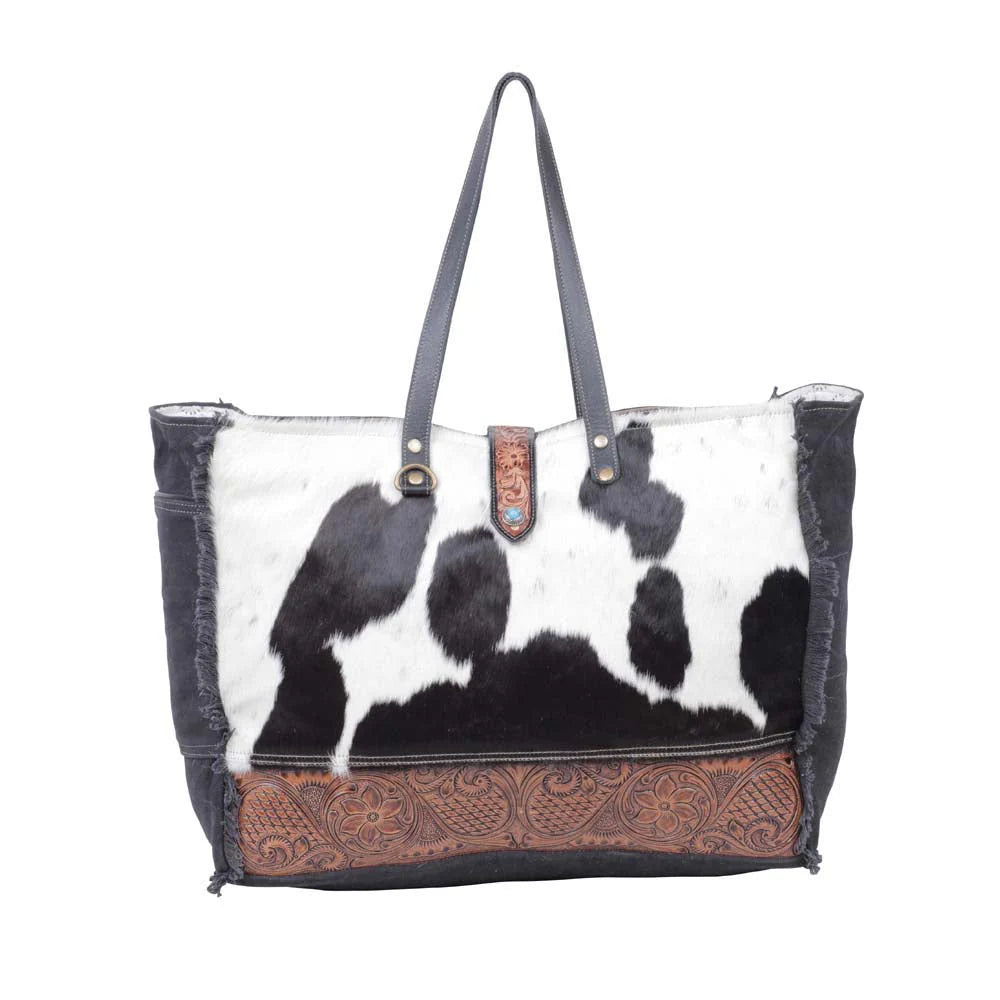 Weekender Comely Hand-Tooled Bag