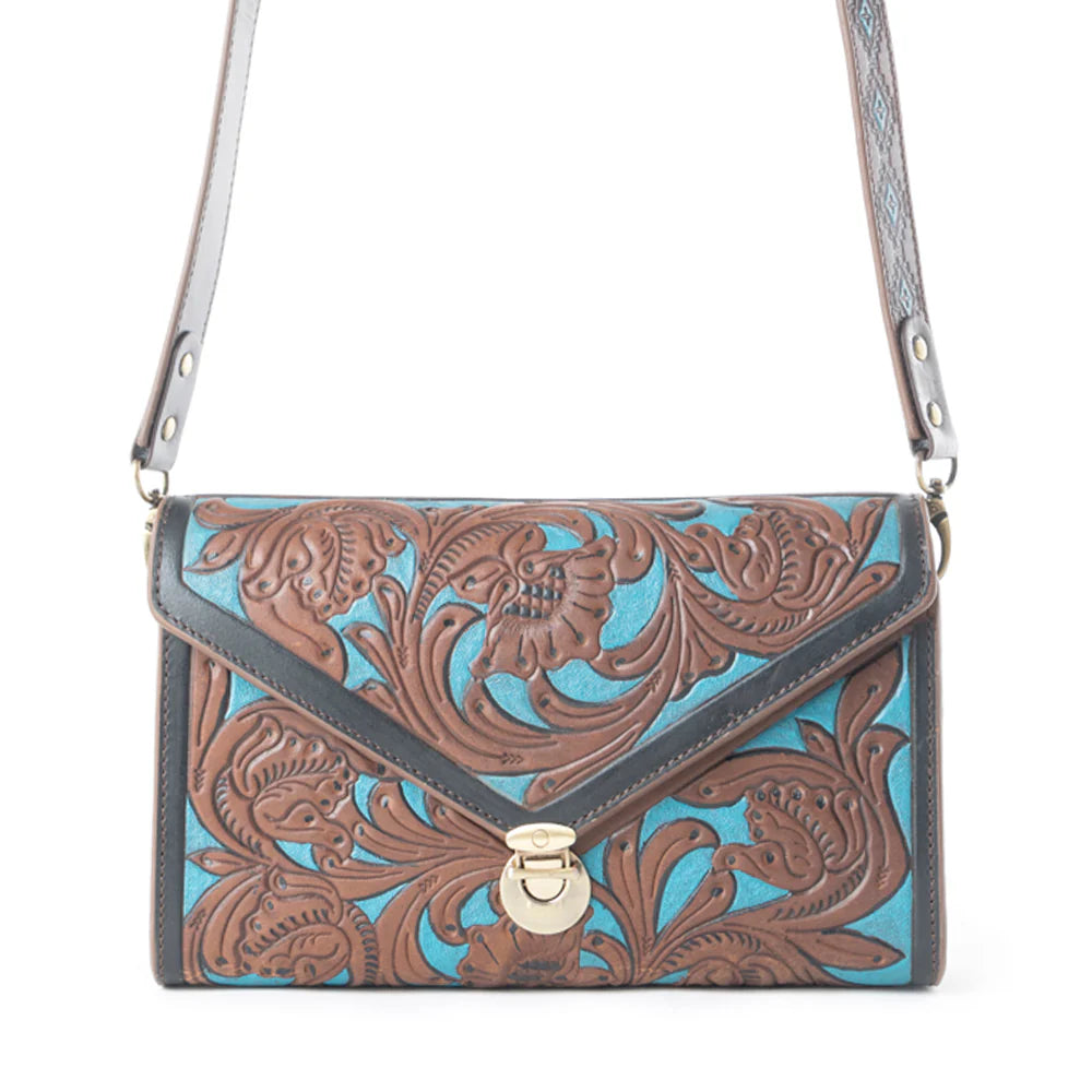 FANA HAND-TOOLED BAG