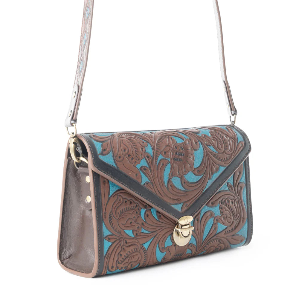 FANA HAND-TOOLED BAG