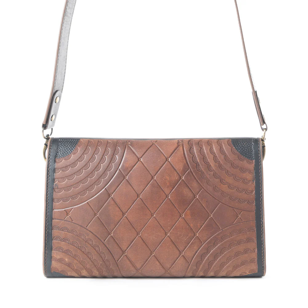 FANA HAND-TOOLED BAG