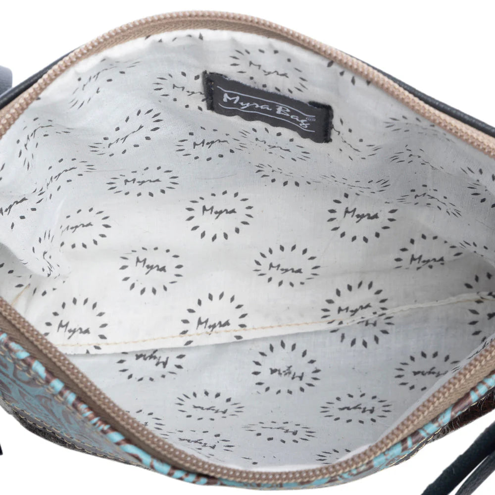 Myra Mescalaro Hill Leather & Hairon Bag in Coal