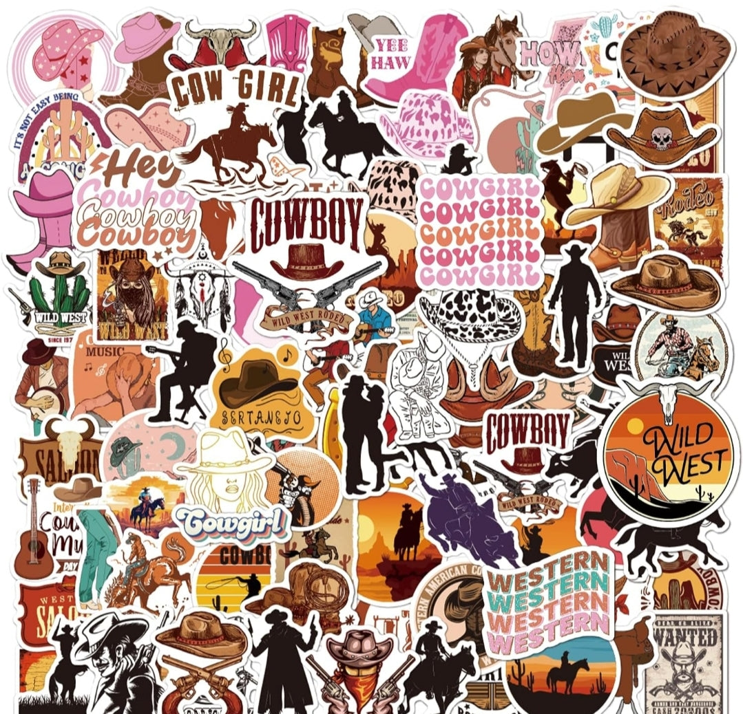 Mystery Western Stickers