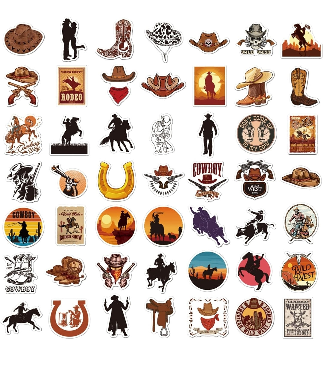Mystery Western Stickers