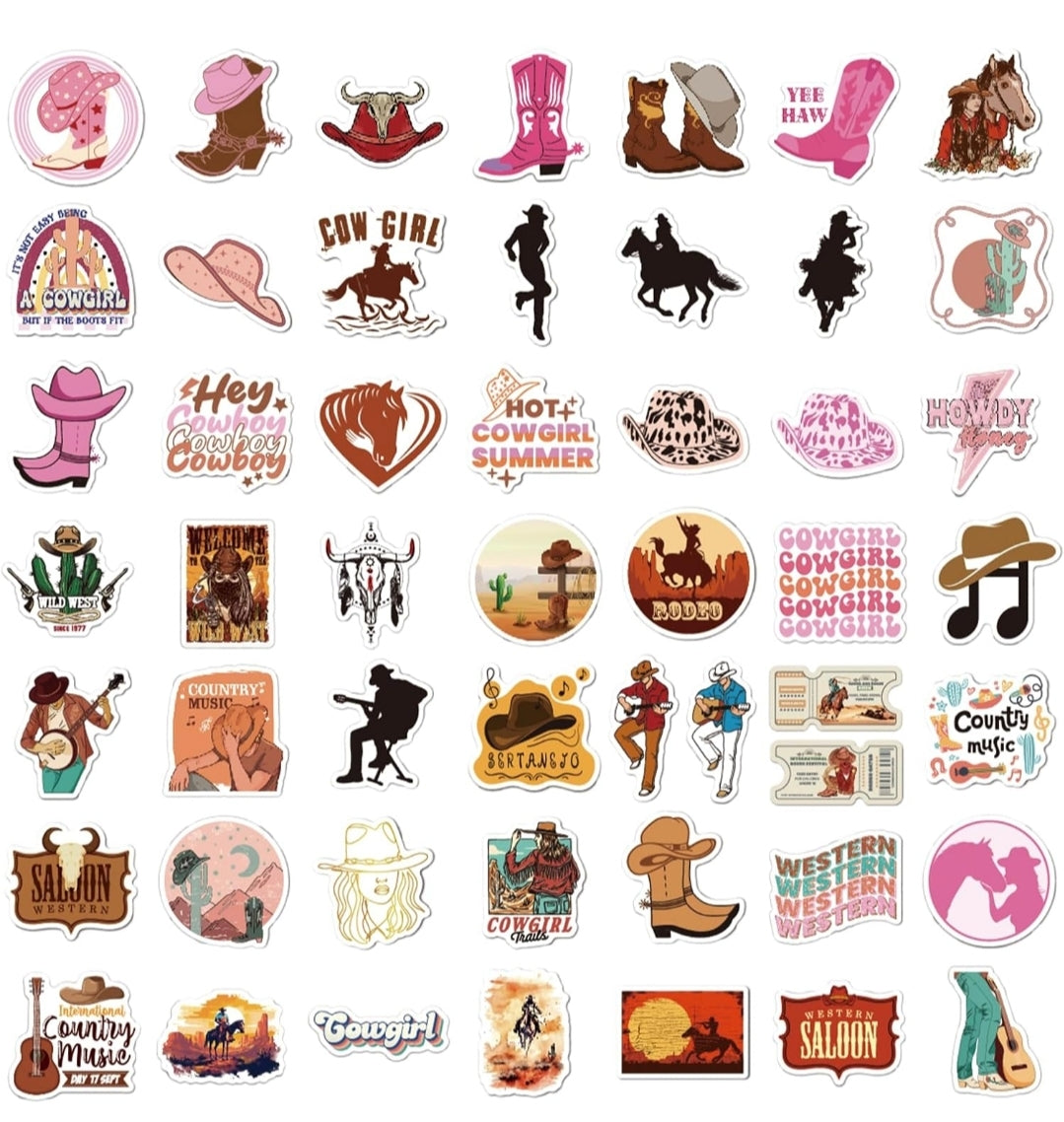 Mystery Western Stickers