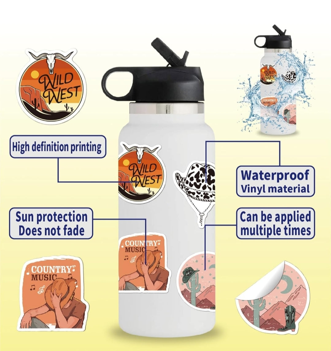 Mystery Western Stickers