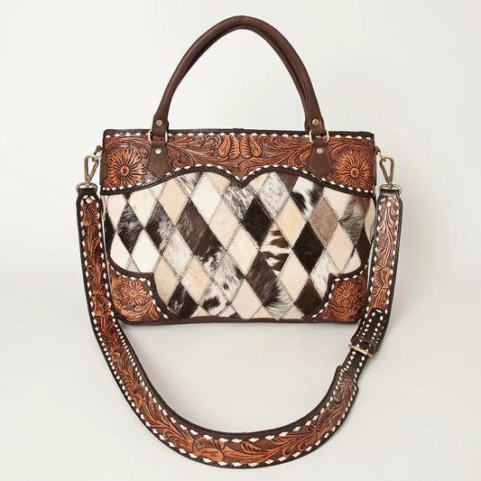American Darling Tote Hair On Genuine Western Leather Women Bag