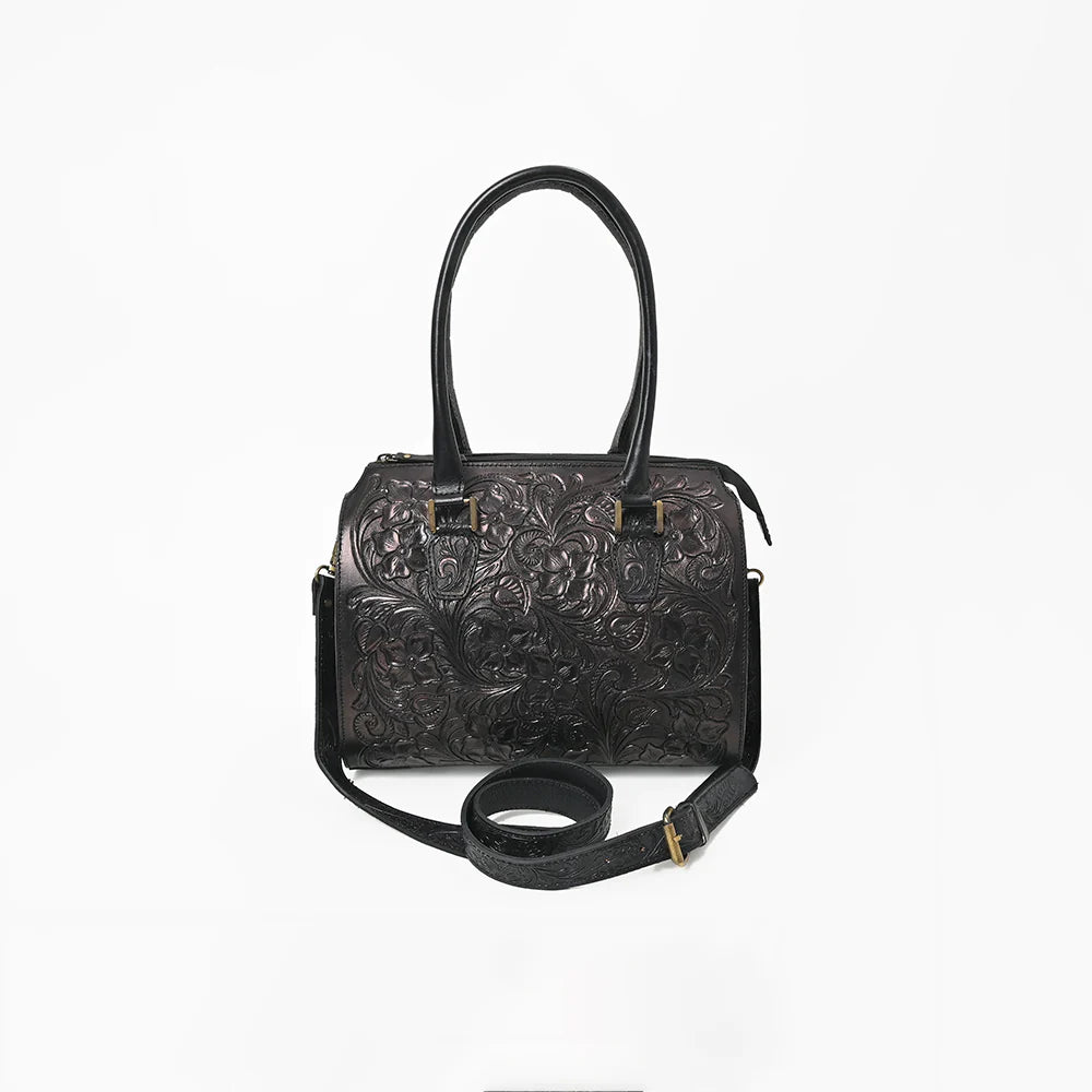 American Darling Western Duffel Bag Handcrafted from Hand-Tooled Genuine Leather