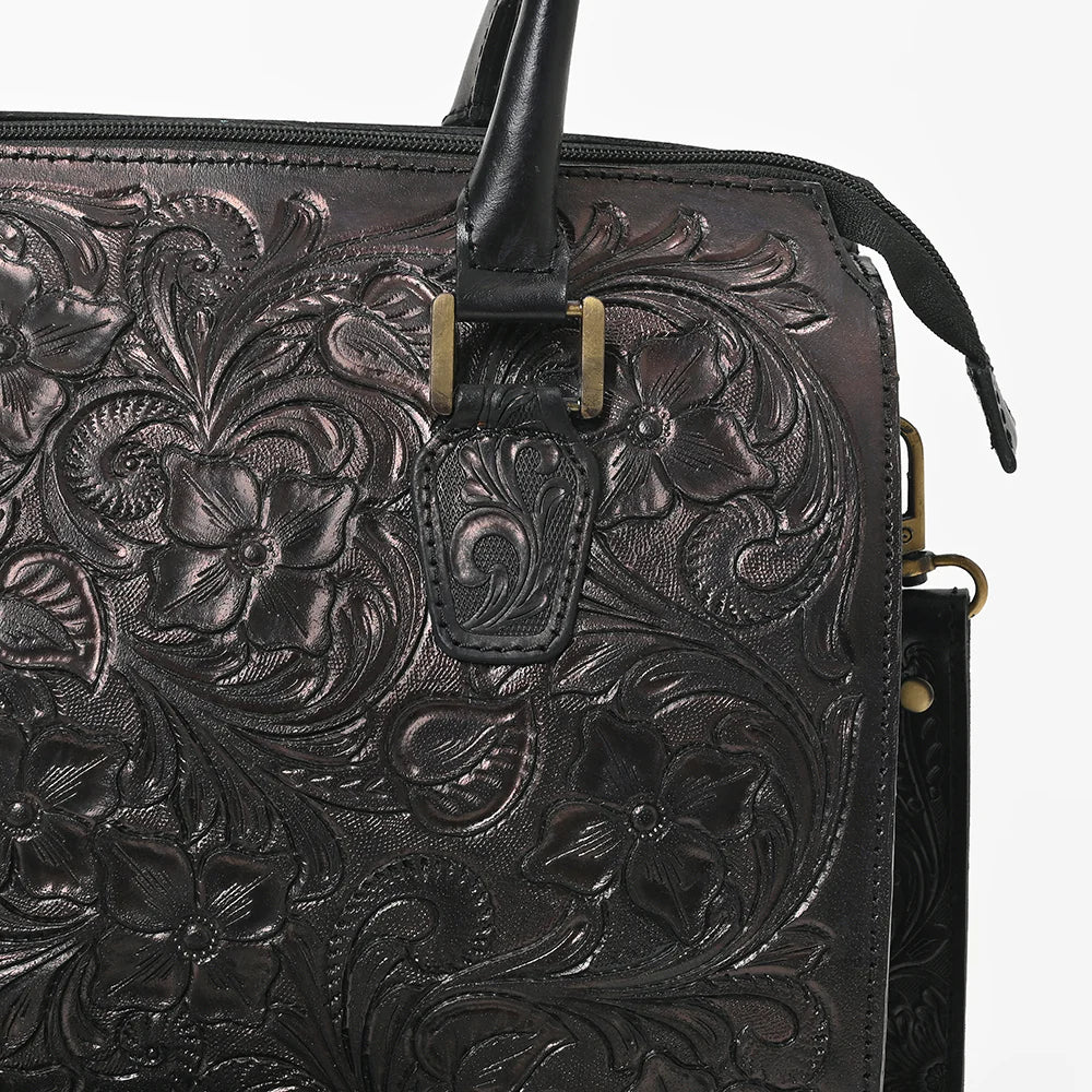 American Darling Western Duffel Bag Handcrafted from Hand-Tooled Genuine Leather