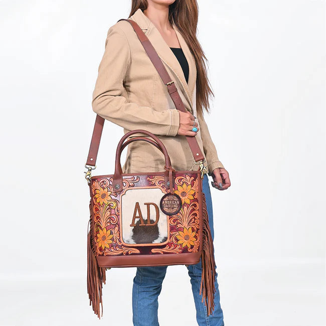 EMBROIDERED AMERICAN DARLING TOTE