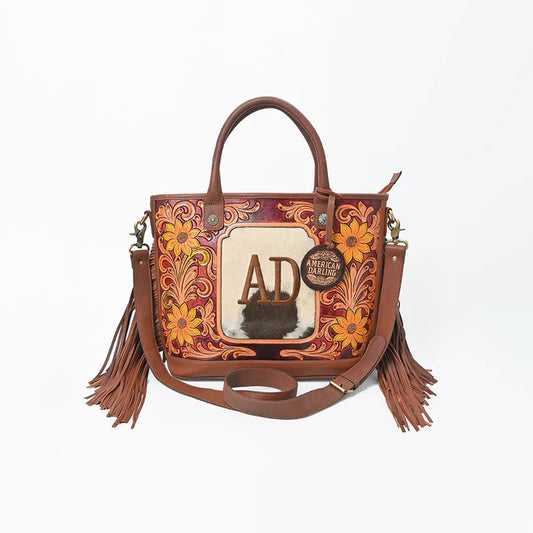 EMBROIDERED AMERICAN DARLING TOTE