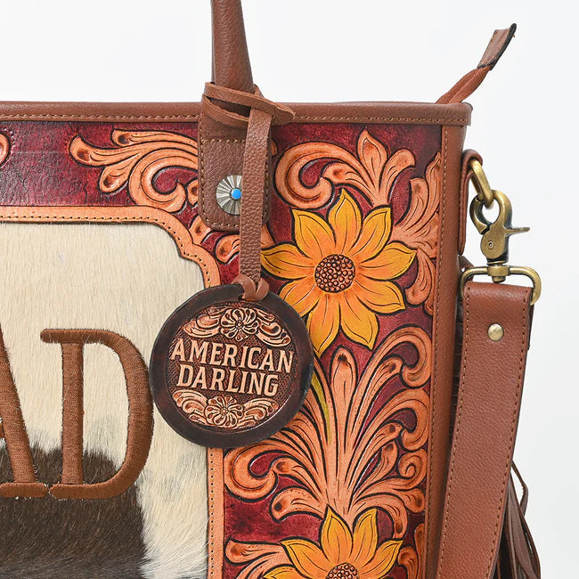 EMBROIDERED AMERICAN DARLING TOTE