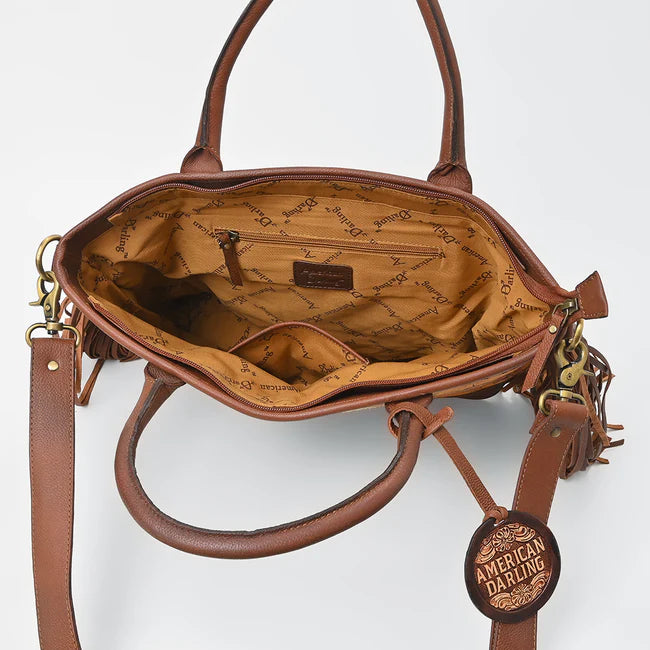 EMBROIDERED AMERICAN DARLING TOTE