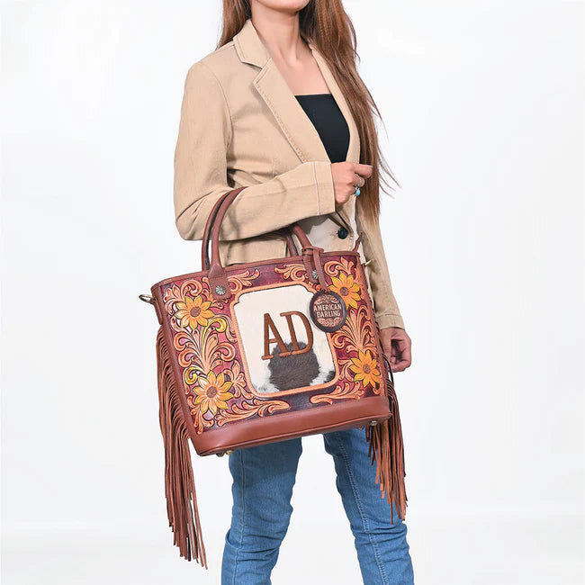 EMBROIDERED AMERICAN DARLING TOTE