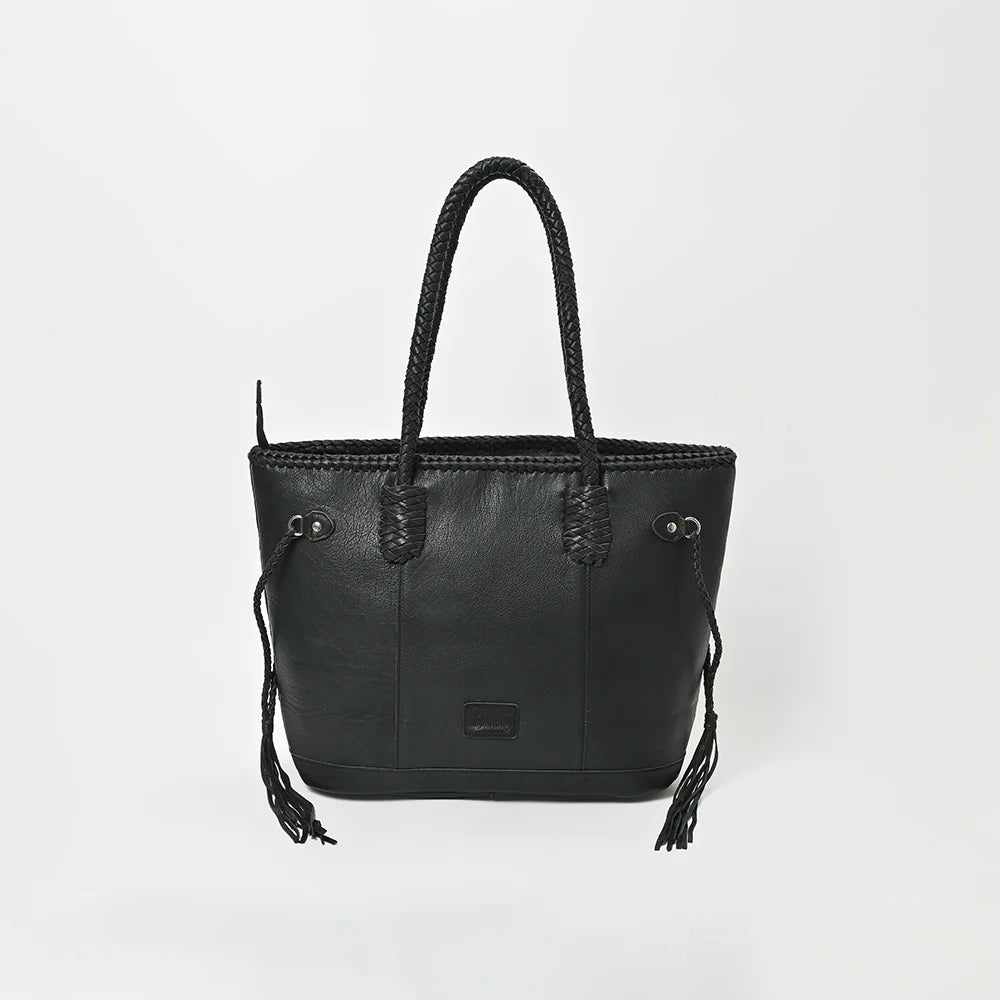Cowhide tote bag