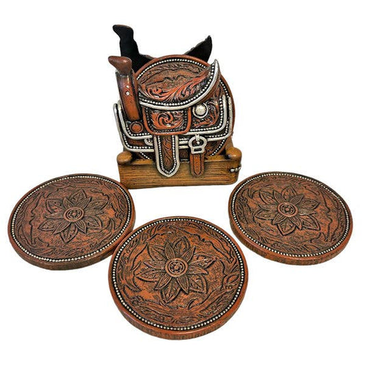 SADDLE ON STAND COASTERS