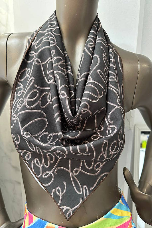 Western Rodeo All Over  Print Scarf