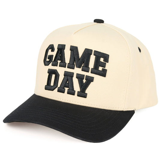 GAME DAY Embroidered Cotton Baseball Cap