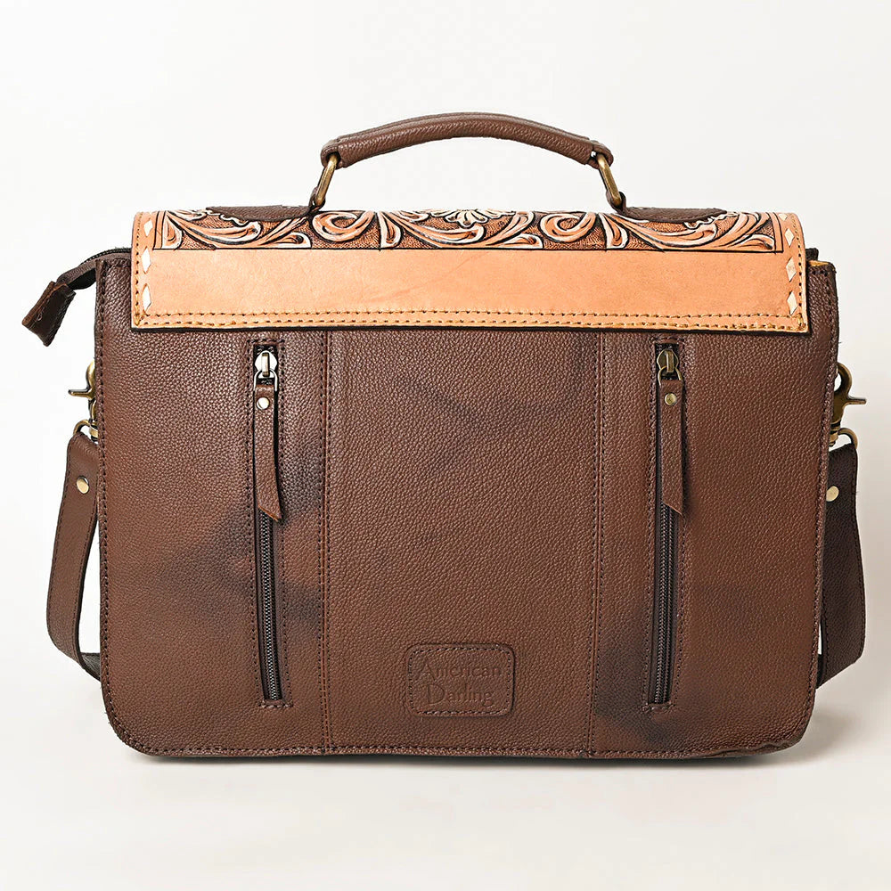 Briefcase Genuine Western Leather Women Bag