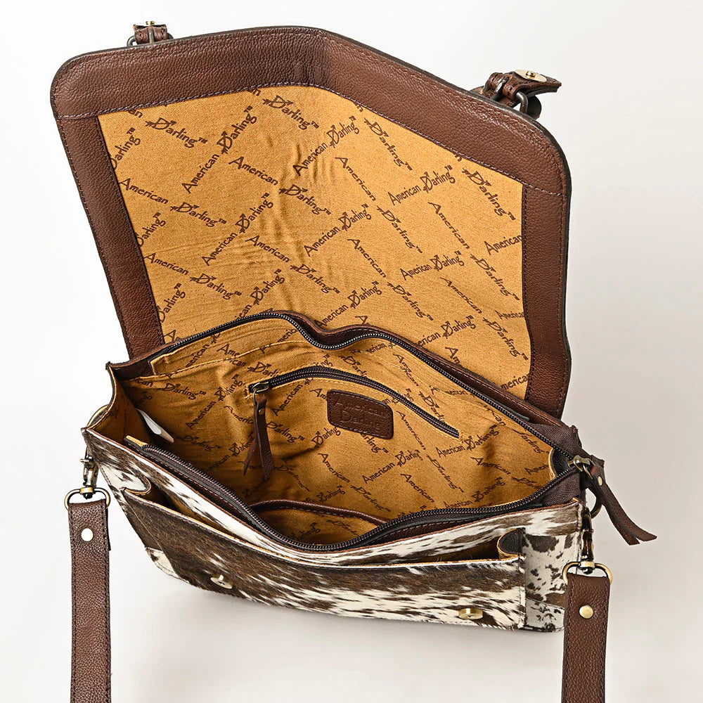 Briefcase Genuine Western Leather Women Bag