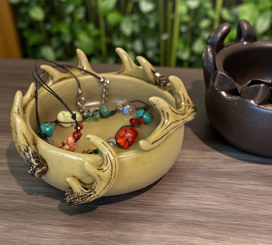ANTLER RIDGE CATCH-ALL DISH - "COZY PINES COLLECTIONS"