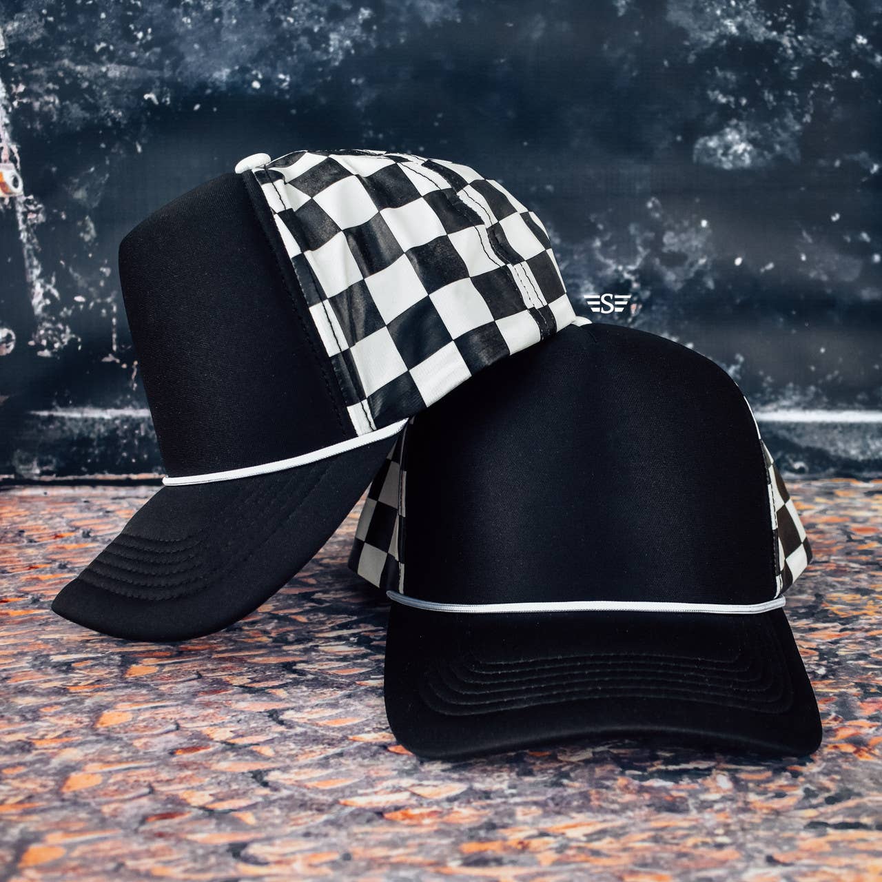 LIMITED EDITION Luminescent Checkered Back Trucker Hat