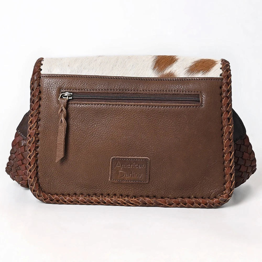 Cross BodyHair on Genuine Leather Western Women Bag Handbag